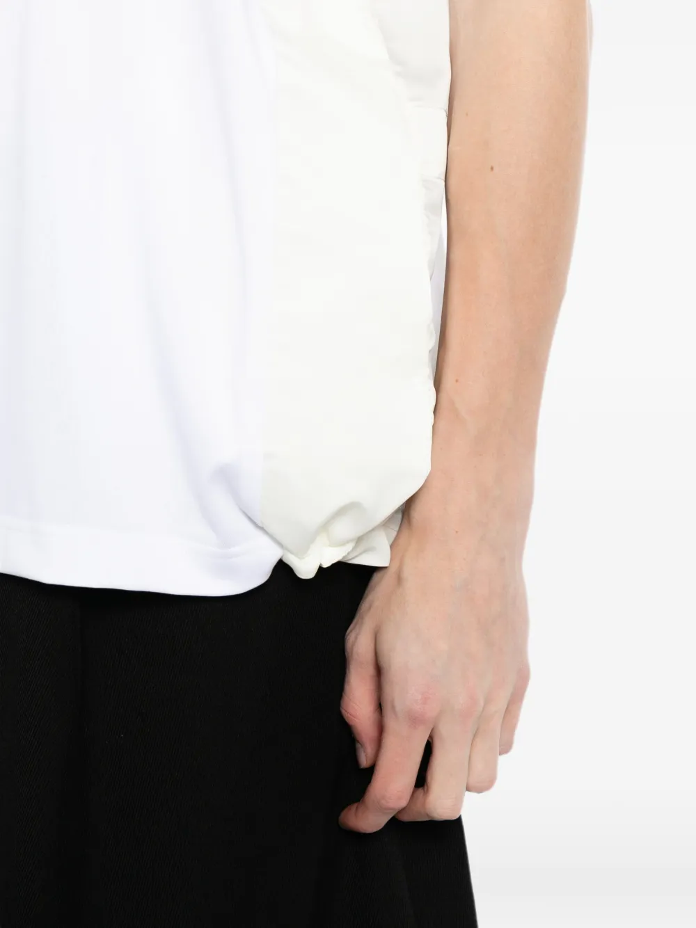 sacai T-shirt met borstzak Zwart