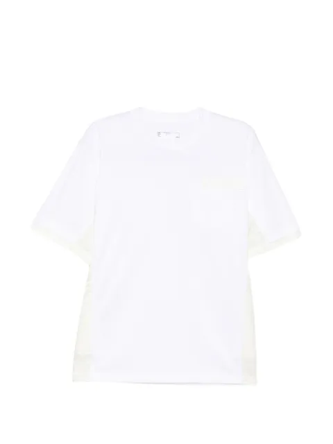 sacai panelled chest-pocket T-shirt
