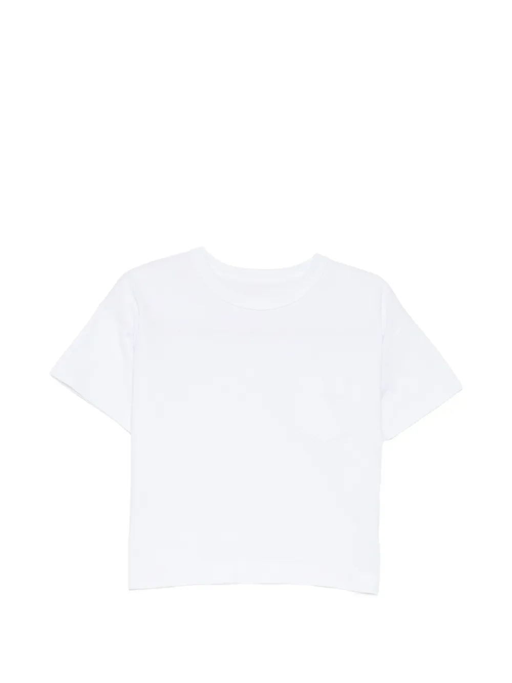 sacai cotton T-shirt - Weiß