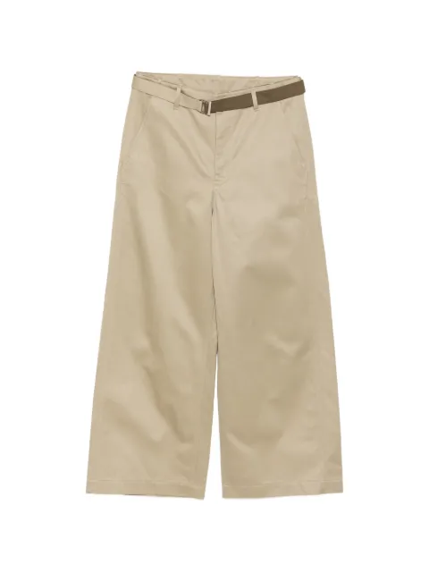 sacai wide chino pants
