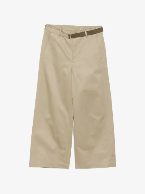 sacai wide chino pants