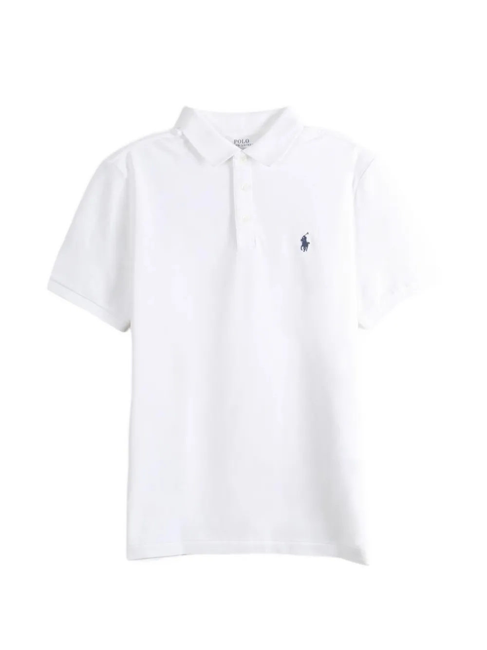 Polo Ralph Lauren logo-embroidered polo shirt - Weiß