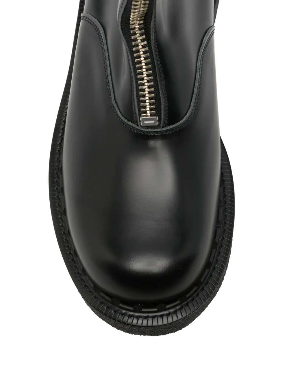 Comme des Garçons Homme Plus x George Cox zip-front boots Zwart
