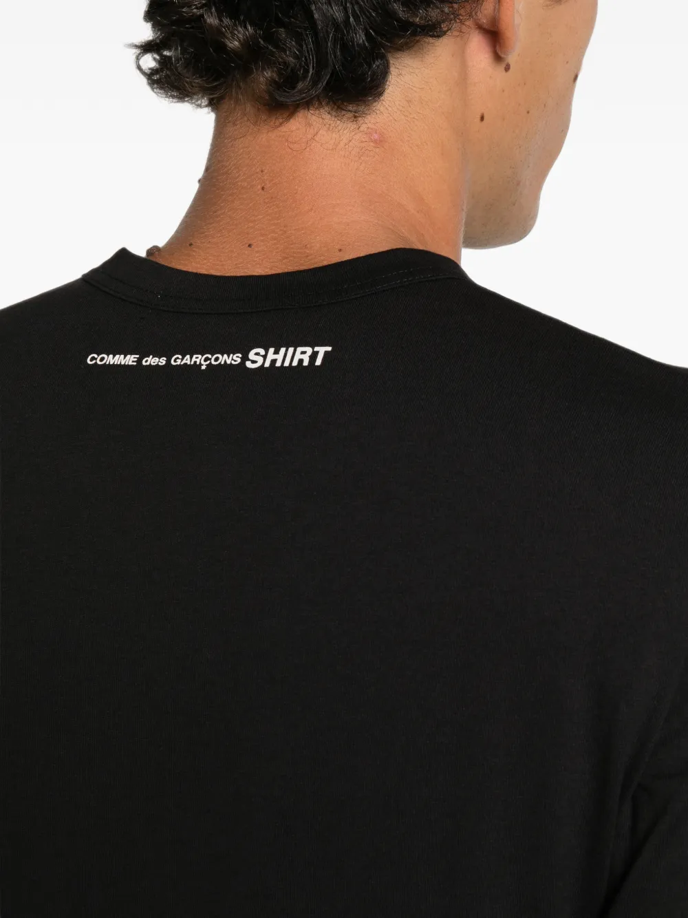 Comme Des Garçons Shirt logo-print T-shirt Zwart