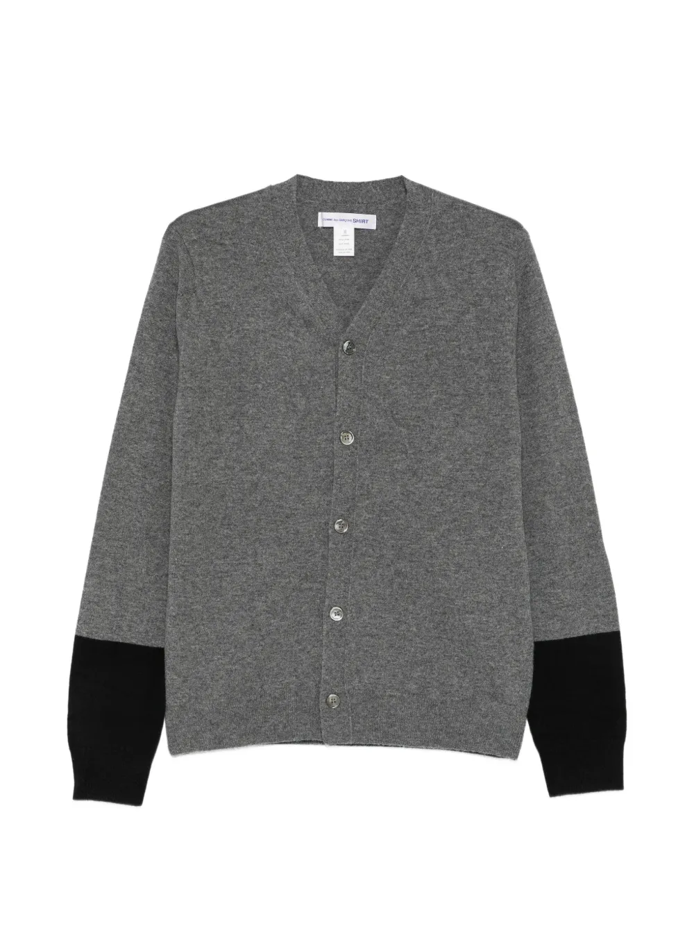 Comme Des Garçons Shirt colour-block cardigan