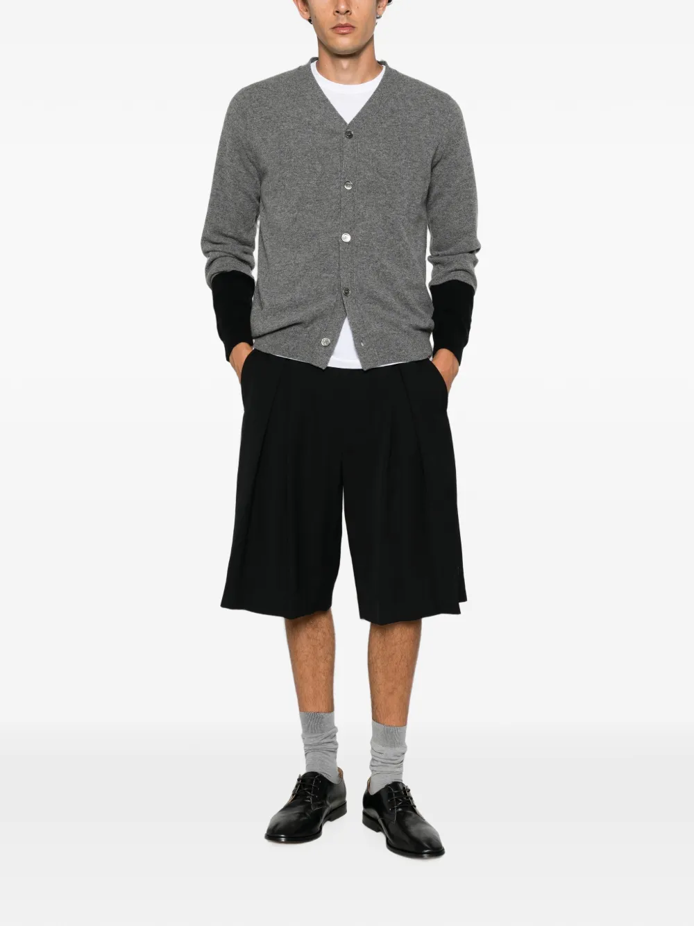 Comme Des Garçons Shirt Vest met colourblocking Grijs