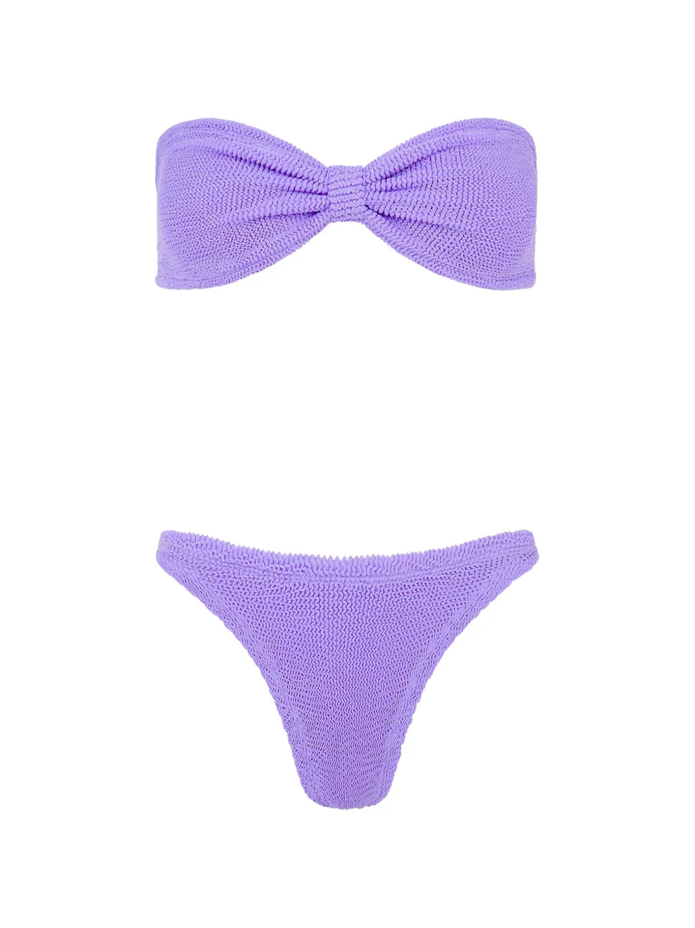 Hunza G Bikini a fascia Jean - Viola