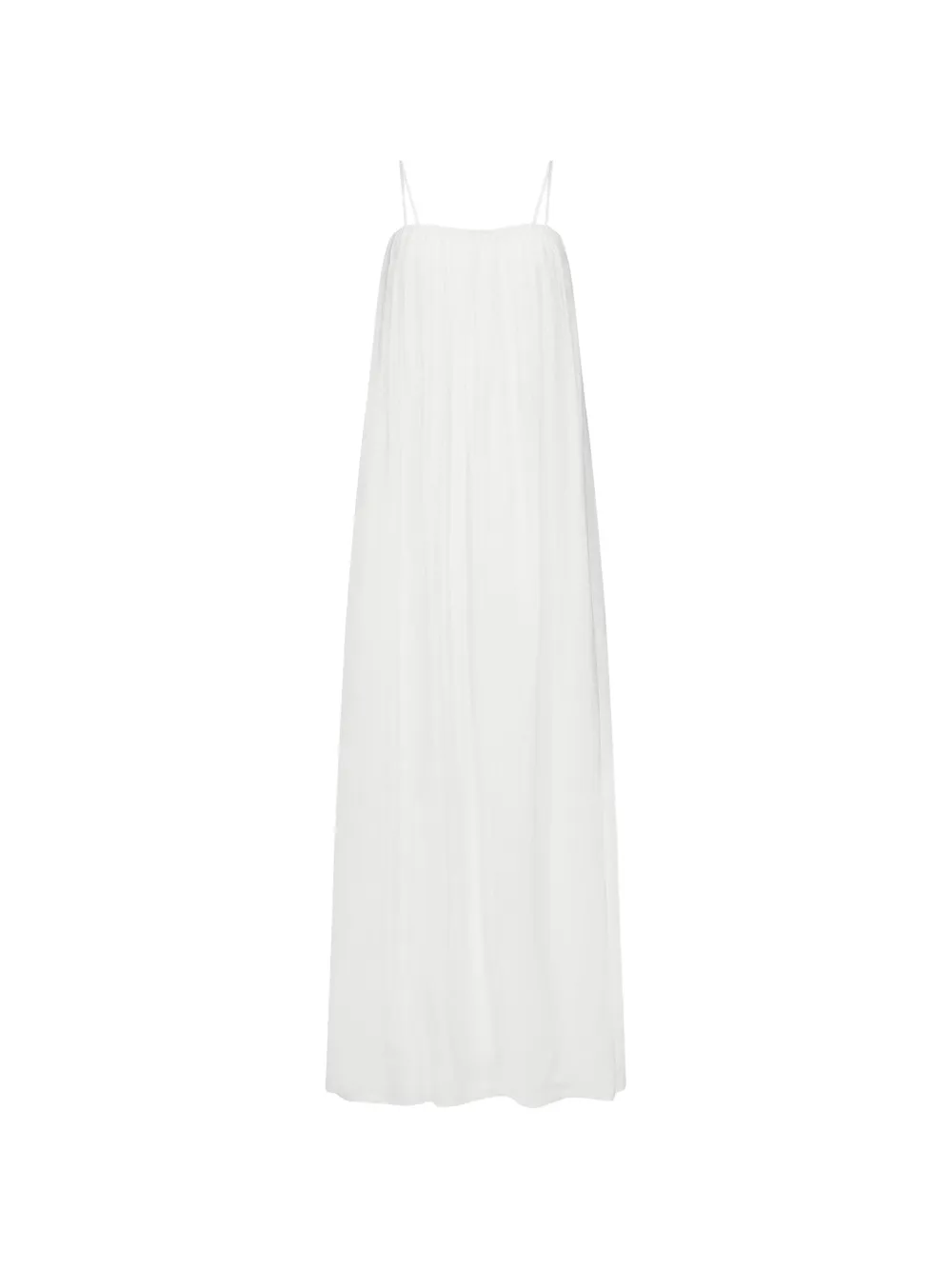 TWP shirred column maxi-dress - Toni neutri