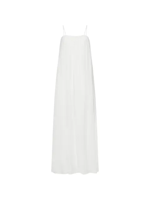 TWP shirred column maxi-dress