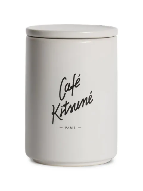 CAFÉ KITSUNÉ logo-print canister
