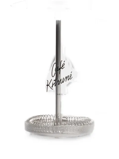 CAFÉ KITSUNÉ logo-print glass french press