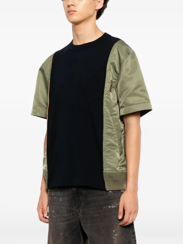 Sacai ドッキング Tシャツ | ブルー | FARFETCH JP