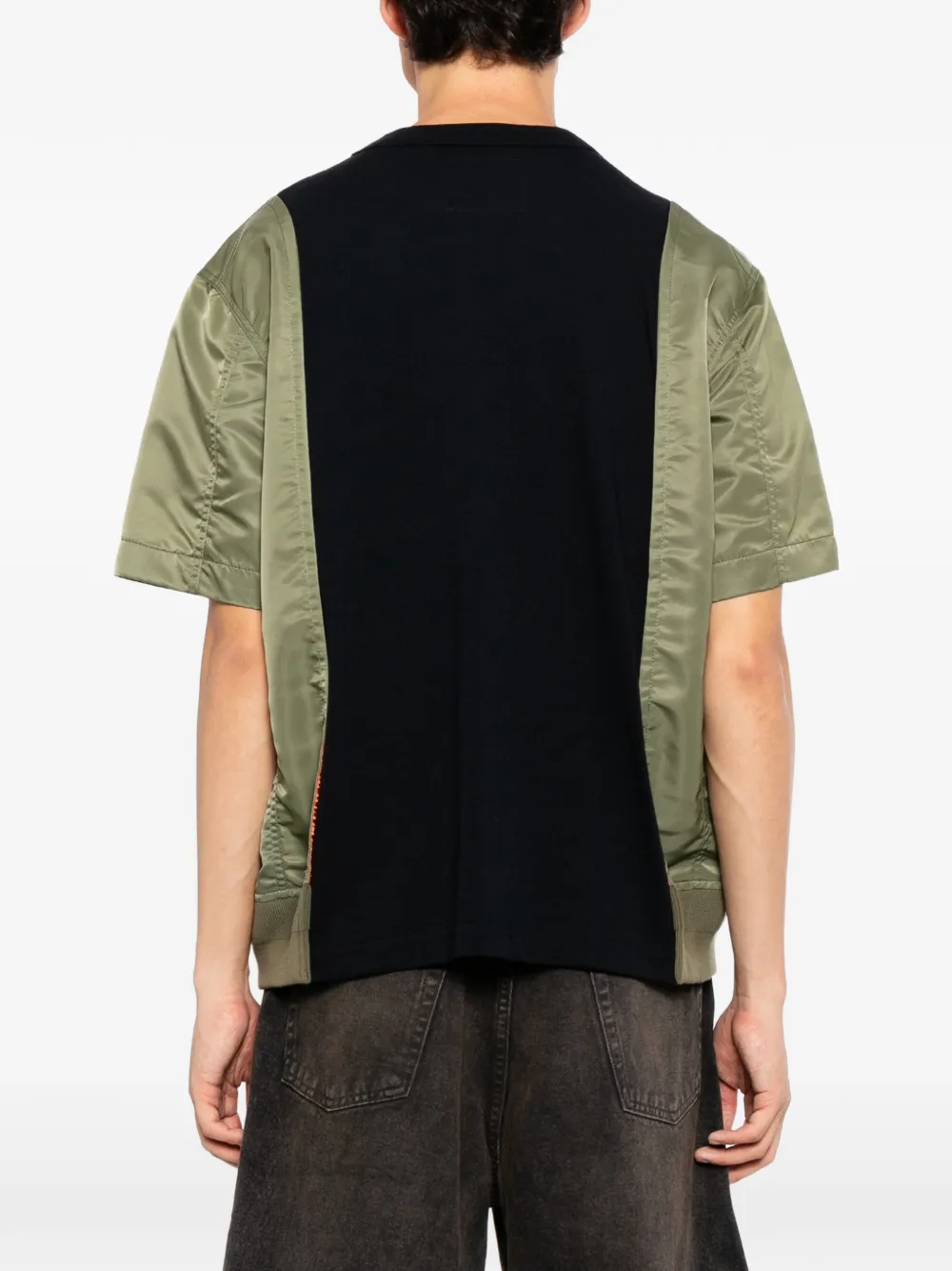 sacai Docking T-shirt Blauw