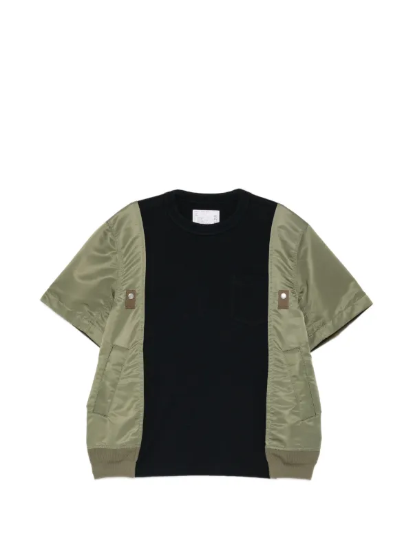 sacaiドッキングデザインTシャツ Sacai ドッキング Tシャツ | ブルー | FARFETCH JP