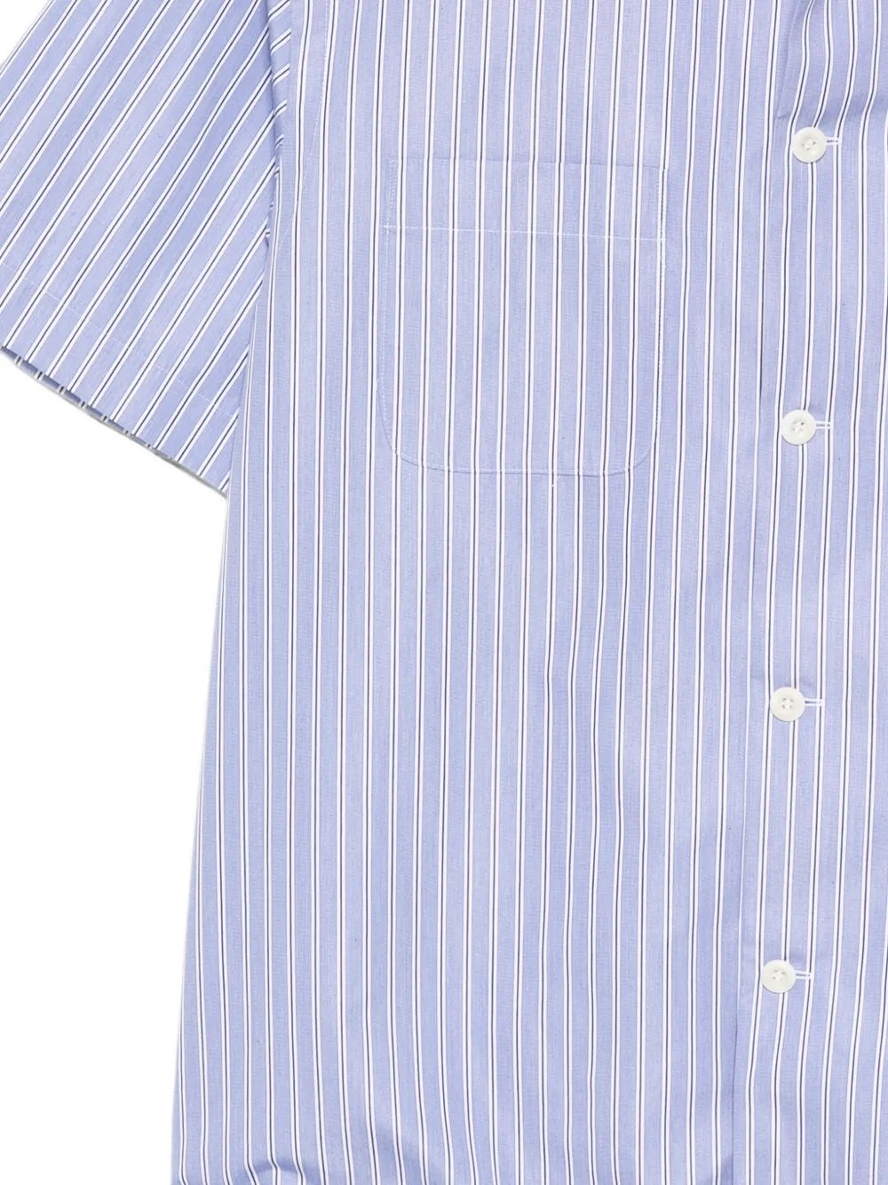 sacai Gestreept overhemd Blauw