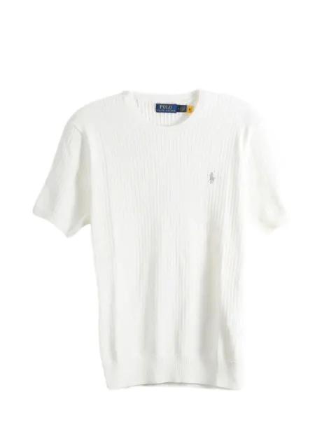 Polo Ralph Lauren ribbed-knit logo-embroidered T-shirt