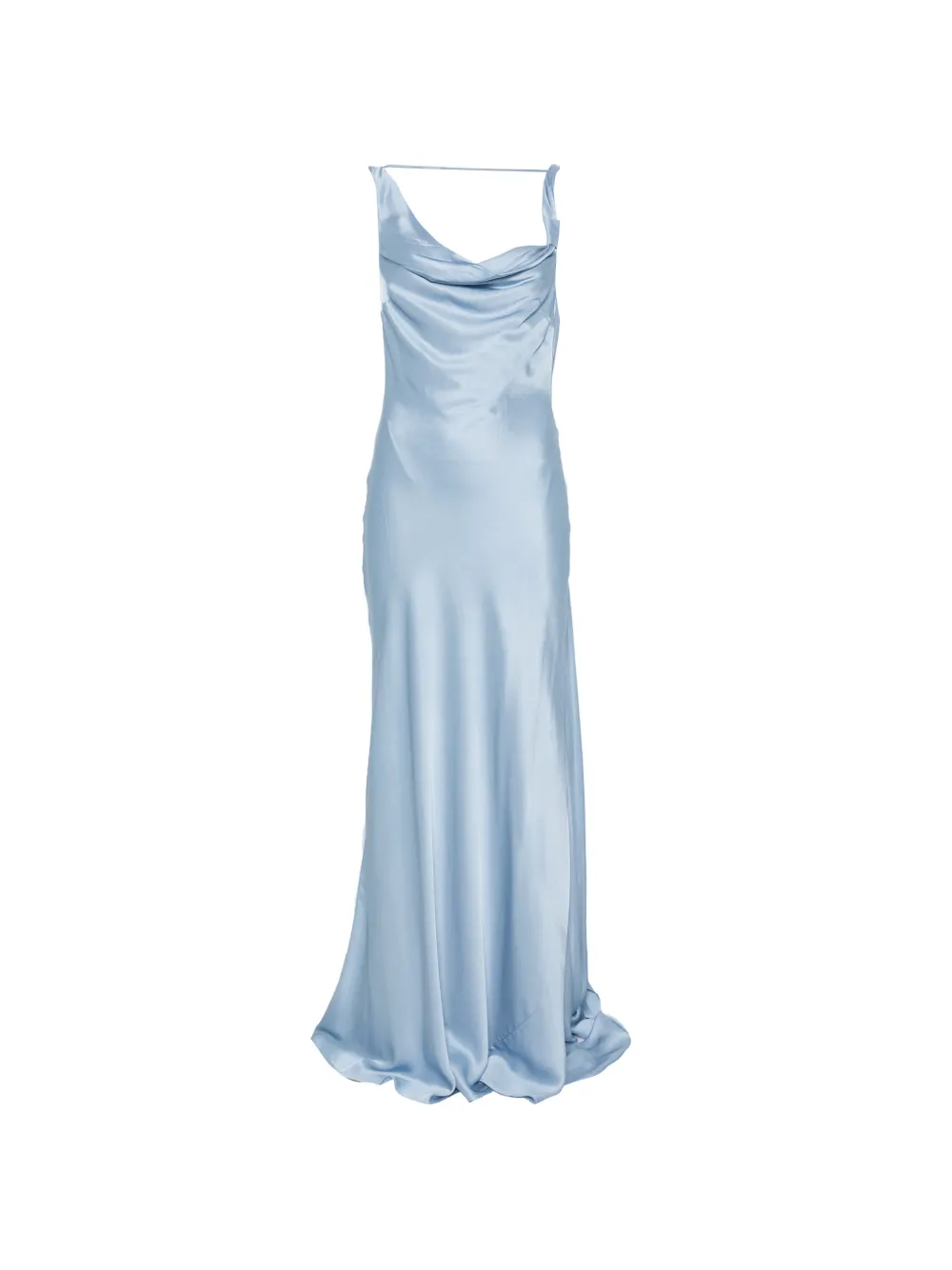 ARCINA ORI Darcy cowl-neck dress - Blu