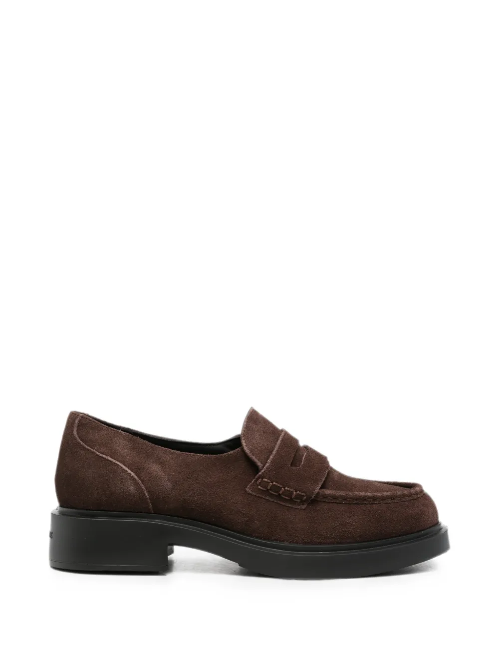 G.h.bass Albany Suede Loafers In Brown