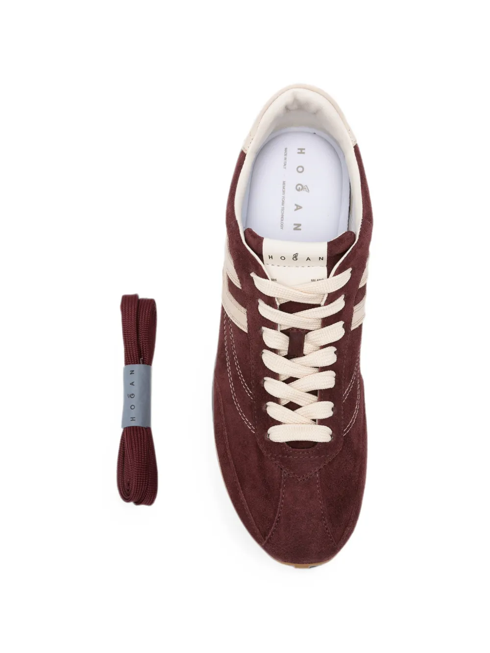 Hogan H699 logo-patch sneakers Rood
