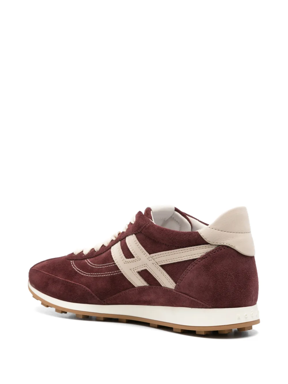 Hogan H699 logo-patch sneakers Rood