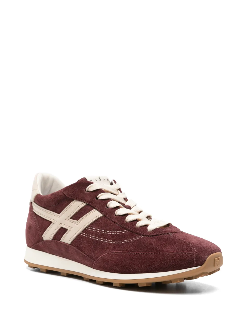 Hogan H699 logo-patch sneakers Rood