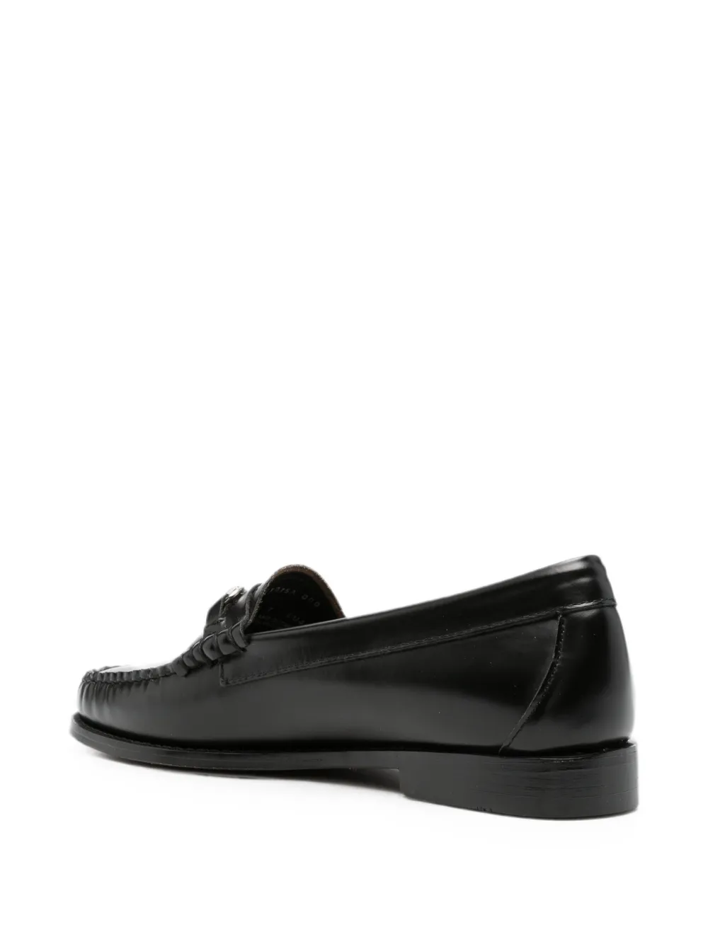 G.H.Bass Lianna horsebit leather loafers Zwart