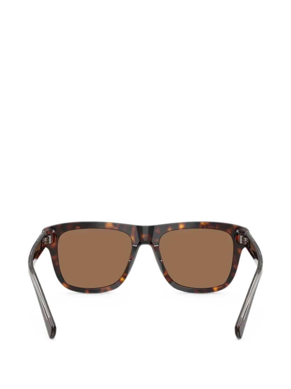 Dolce & Gabbana Eyewear Zonnebril met vierkant montuur en schildpadschild design Bruin