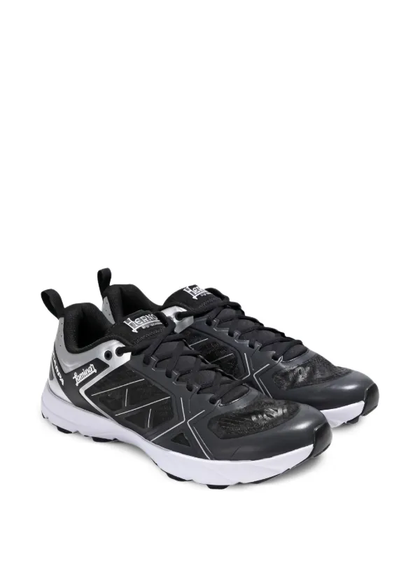 Herno Laminar Panelled Sneakers in Black