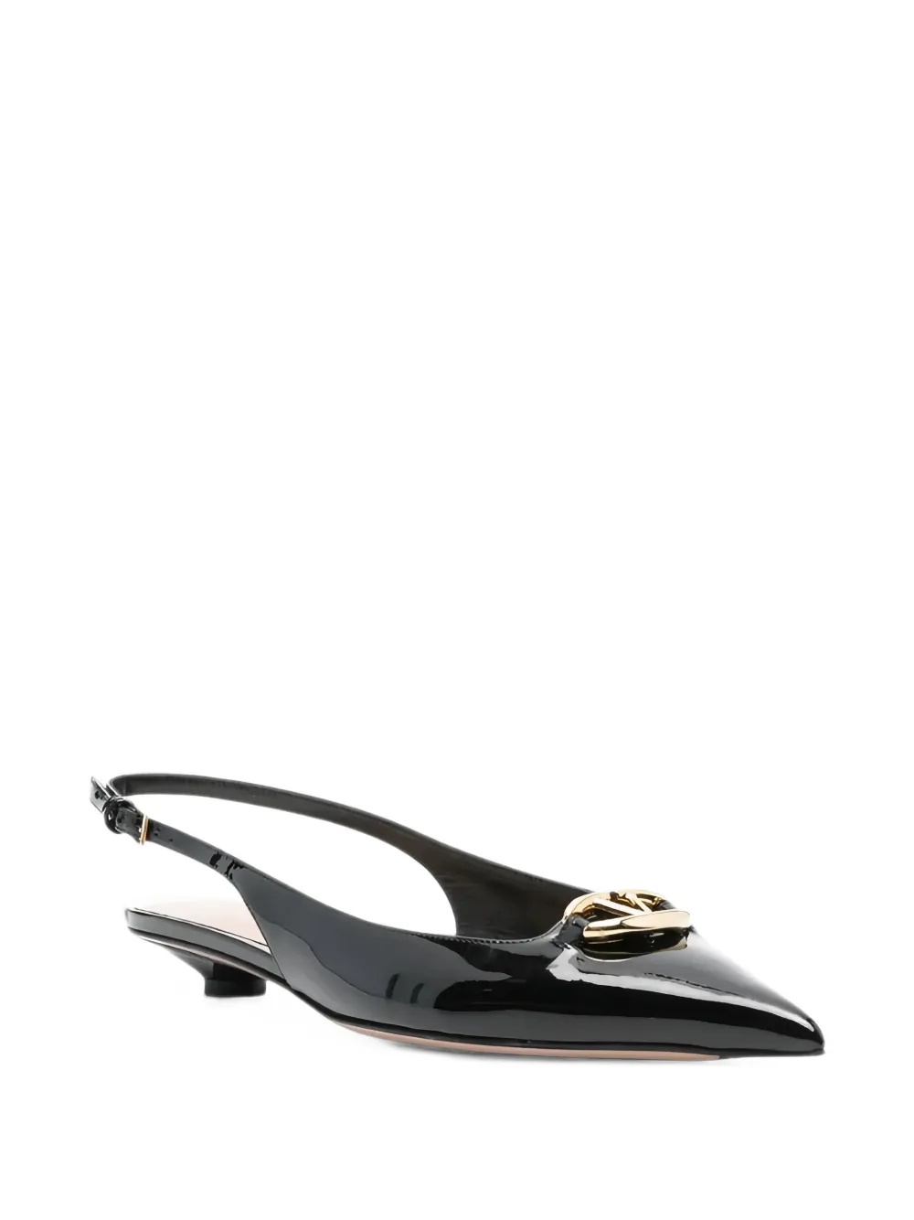 Valentino Garavani VLogo Signature slingback pumps - Noir