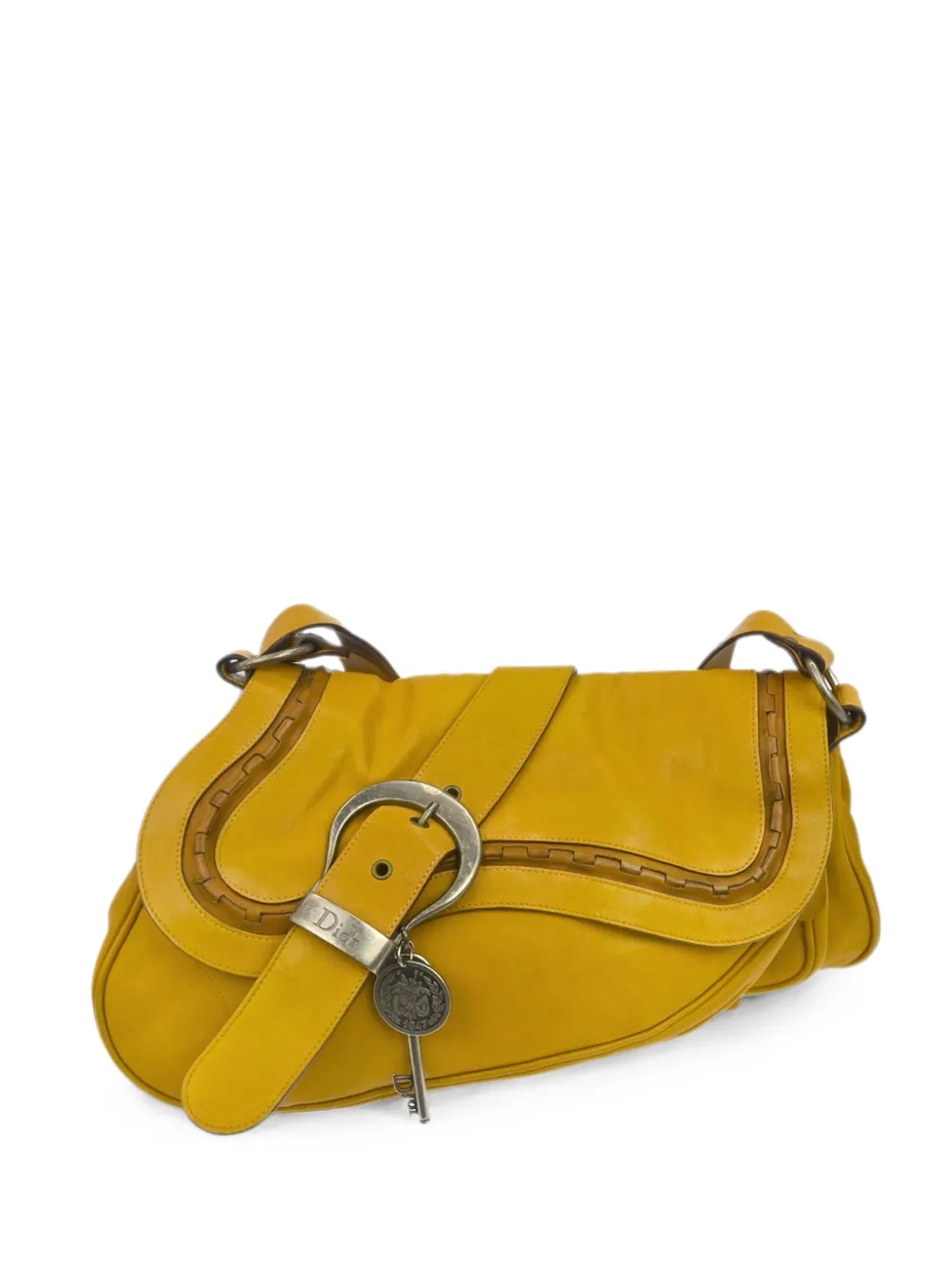 Christian Dior Pre-Owned 2007 Gaucho shoulder bag - Giallo