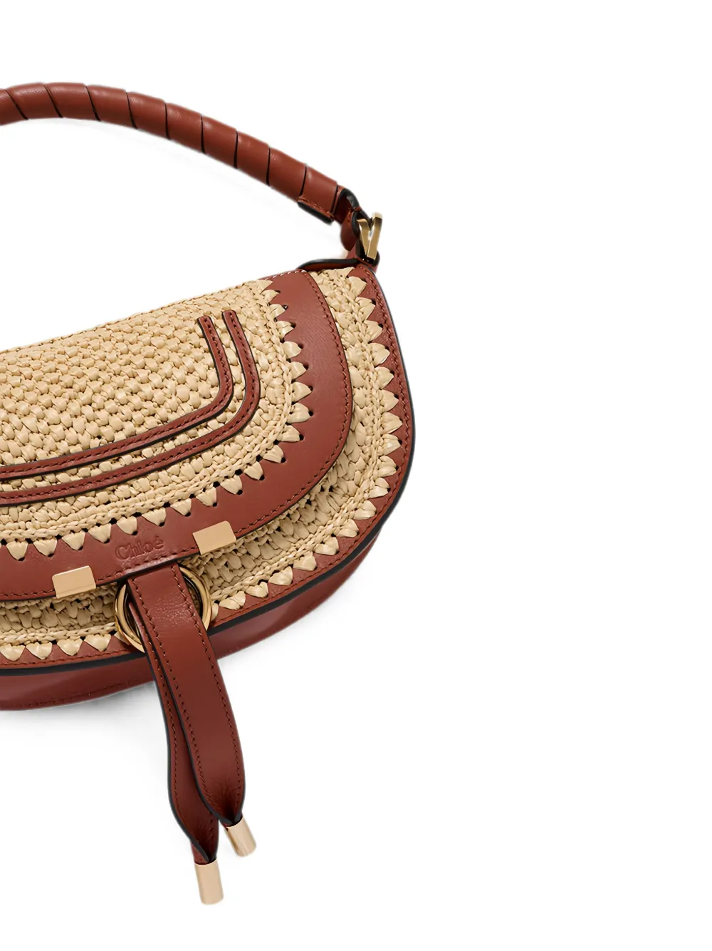 Chloé Marcie kleine shopper Bruin