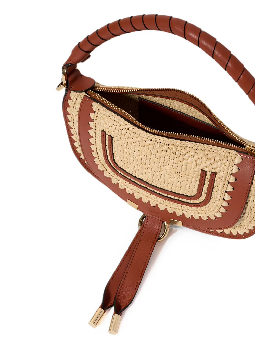 Chloé Marcie kleine shopper Bruin