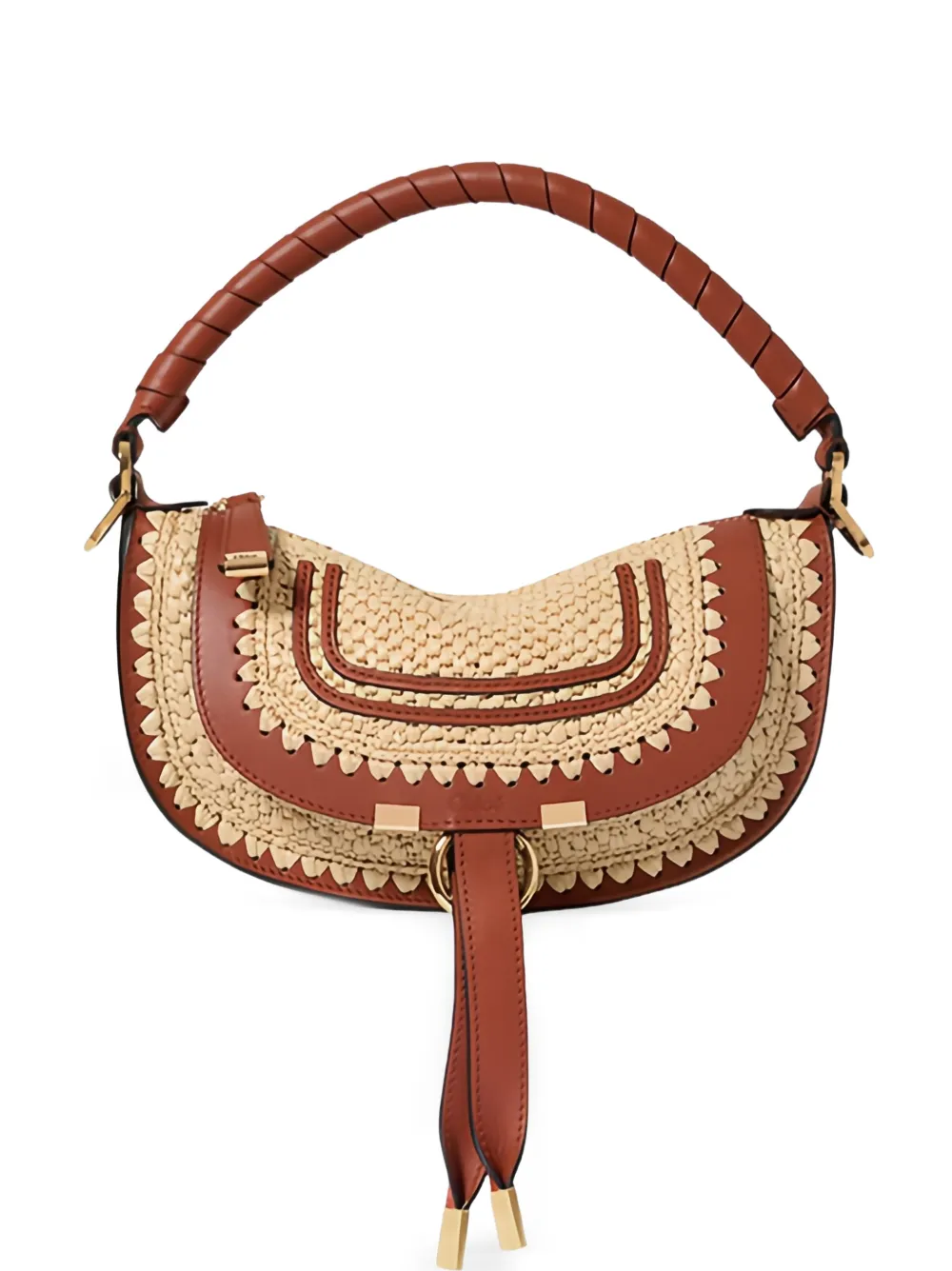 Chloé mini Marcie tote bag - Marrone