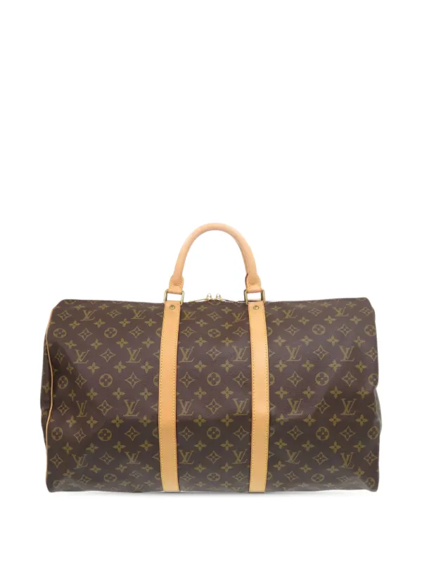 LOUIS VUITTON モノグラム キーポル50ボストンバッグ ヴィンテージ Louis Vuitton Pre-Owned 1991 モノグラム キーポル 50 ボストンバッグ