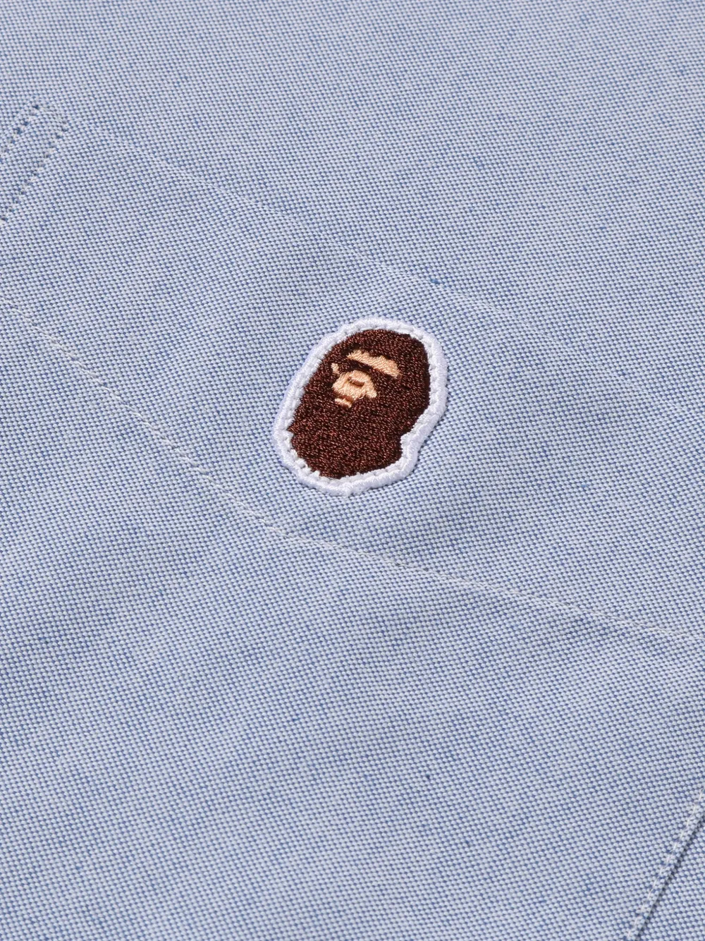A BATHING APE Overhemd met korte mouwen Blauw