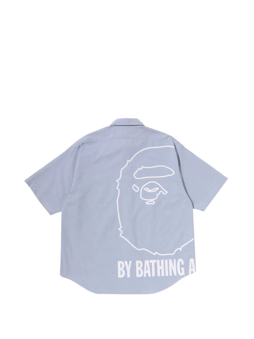 A BATHING APE Overhemd met korte mouwen Blauw