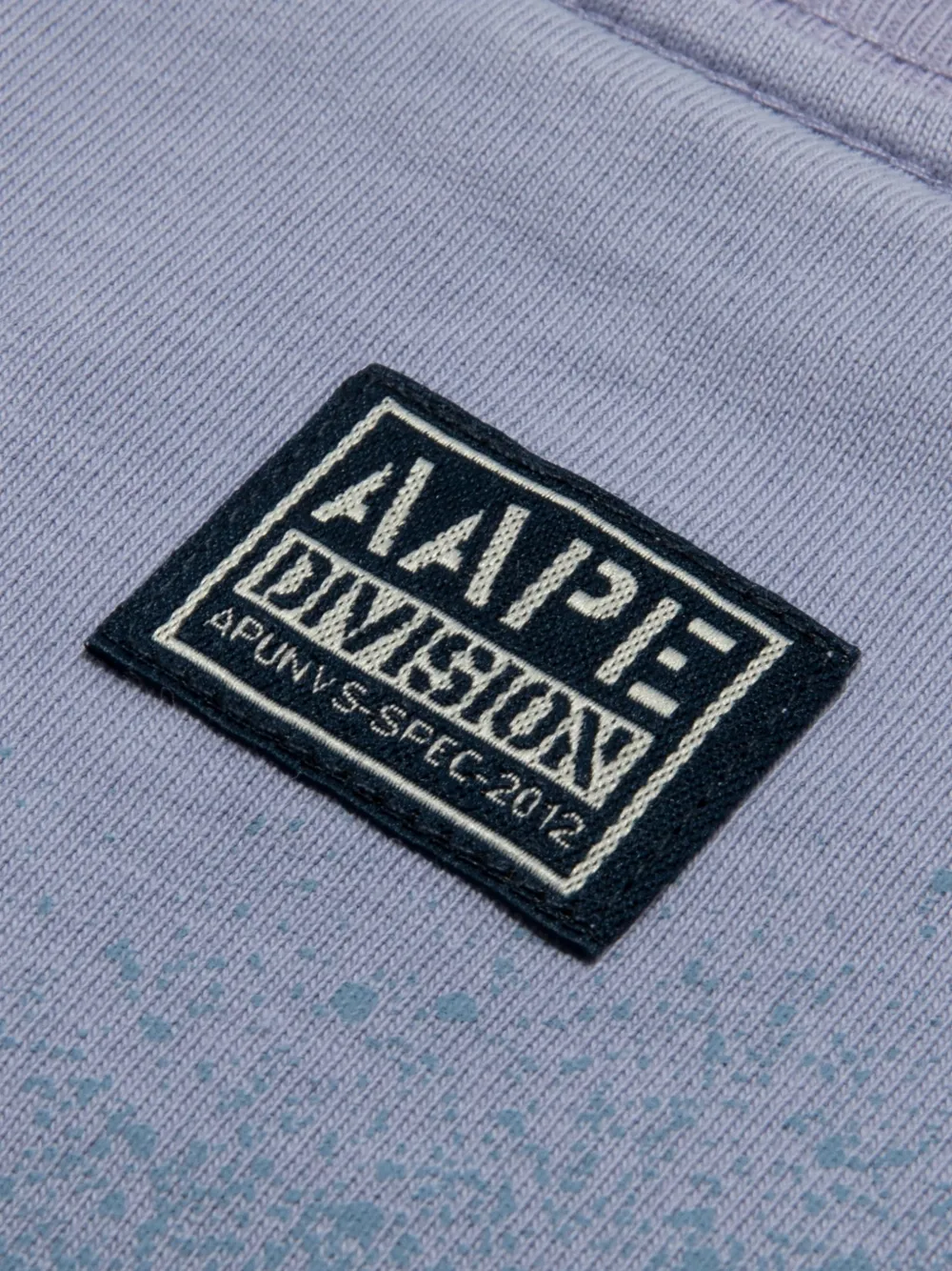 AAPE BY *A BATHING APE AAPEUNVS katoenen T-shirt met grafische print Paars