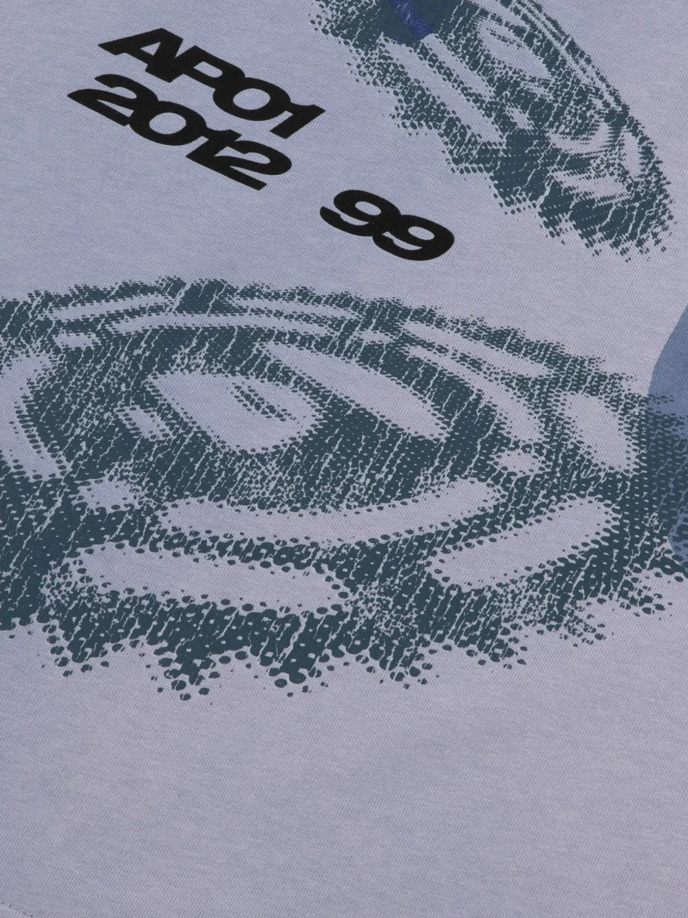 AAPE BY *A BATHING APE AAPEUNVS katoenen T-shirt met grafische print Paars