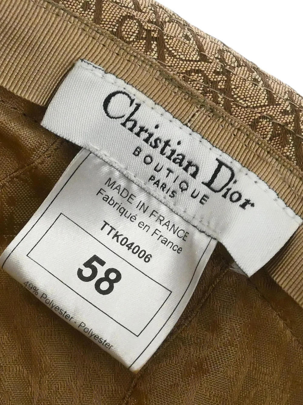 Christian Dior Pre-Owned 2004 トロッター バケットハット