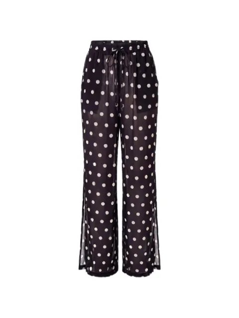 Nicholas Lise pants - black ivory polka dot