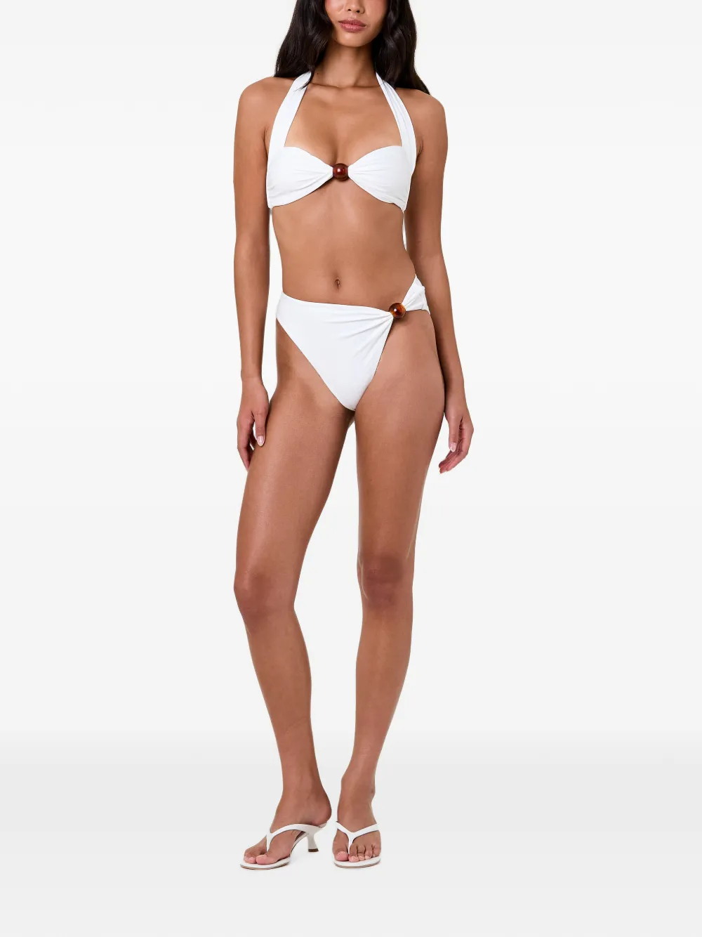  Nicholas Salina Bikini Bottoms - Ivory - Blanco 