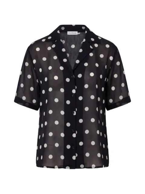 Nicholas Sonora relaxed crop shirt