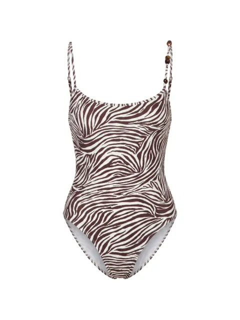 Nicholas Dione one piece suit - graphic zebra