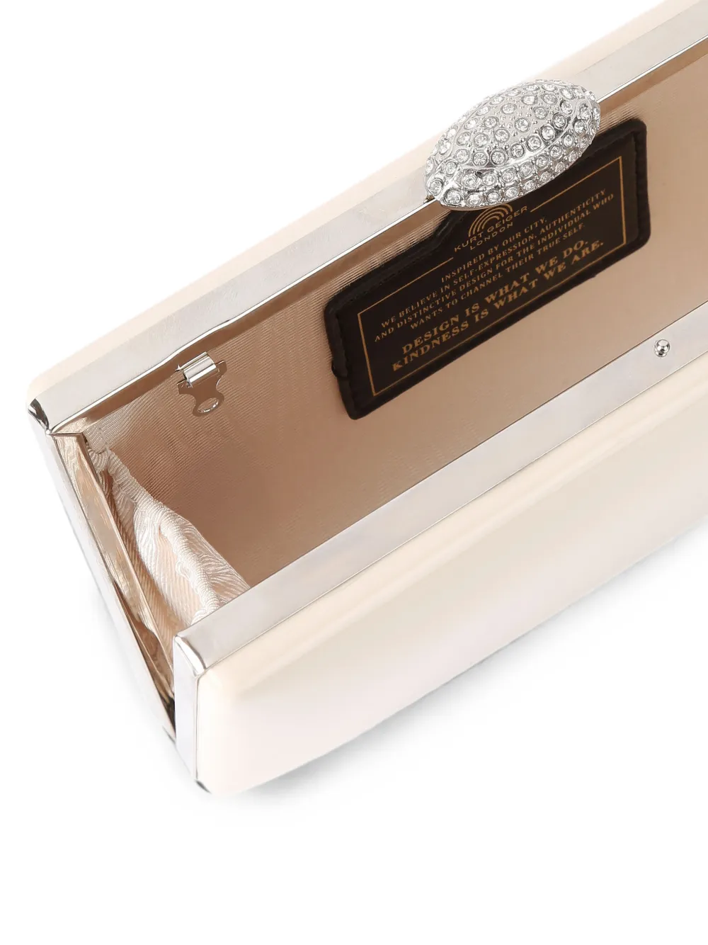 Kurt Geiger London Kristallen clutch Beige
