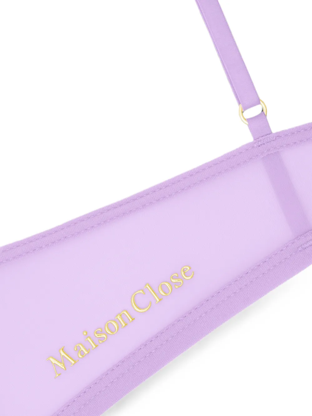 Maison Close Double Sens corbeille doorzichtige bh Paars