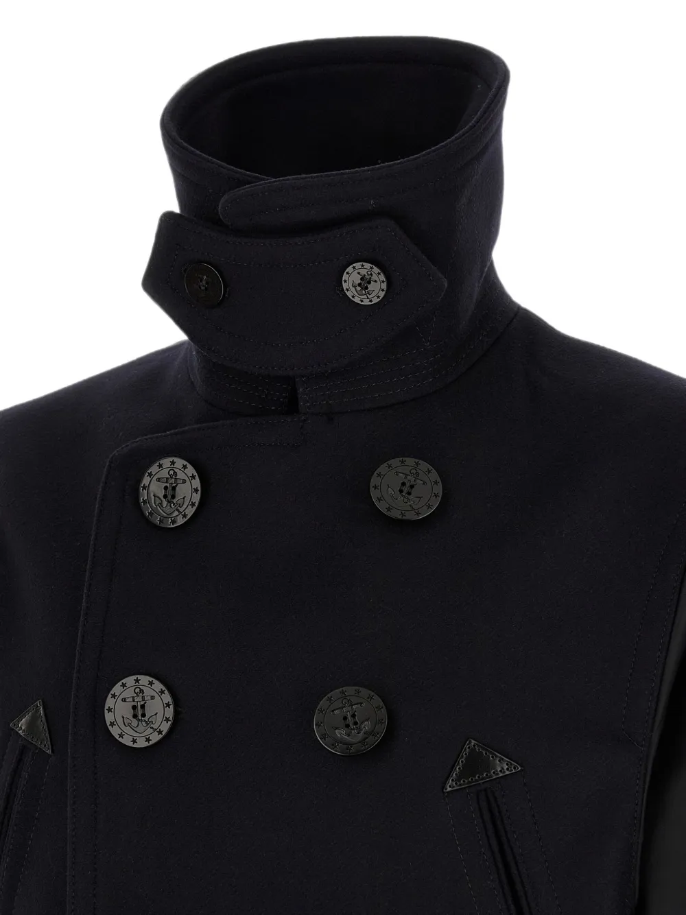 DSQUARED2 Hybrid jas met dubbele rij knopen Blauw