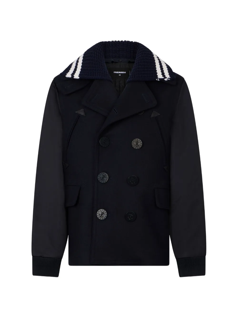 DSQUARED2 Cappotto Hybrid doppiopetto - Blu