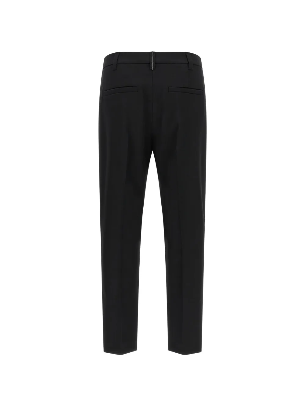 Brunello Cucinelli Monile broek met toelopende pijpen Zwart