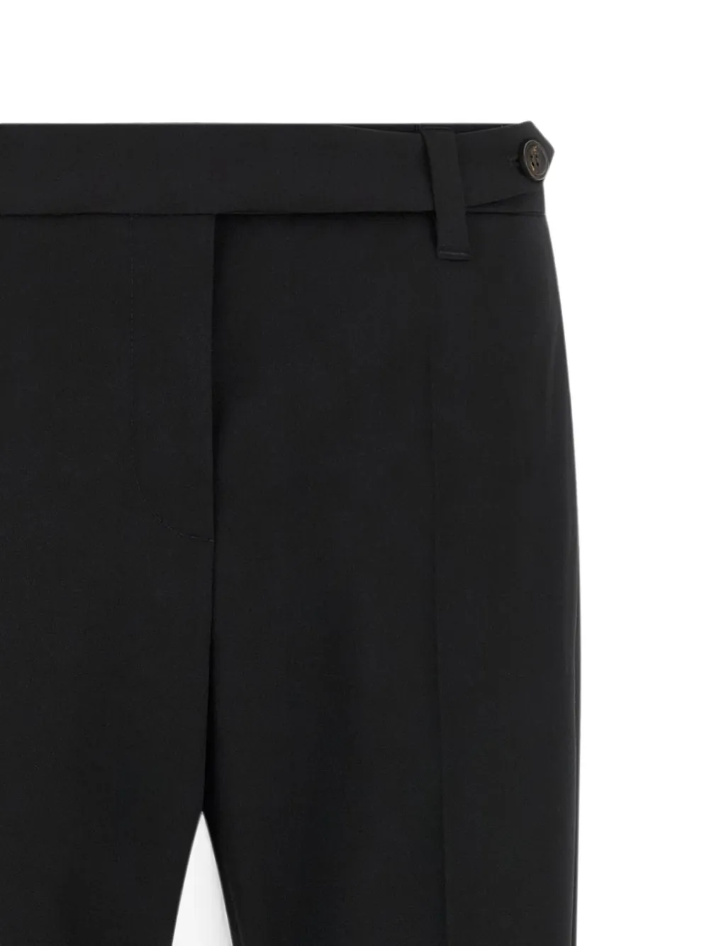 Brunello Cucinelli Monile broek met toelopende pijpen Zwart