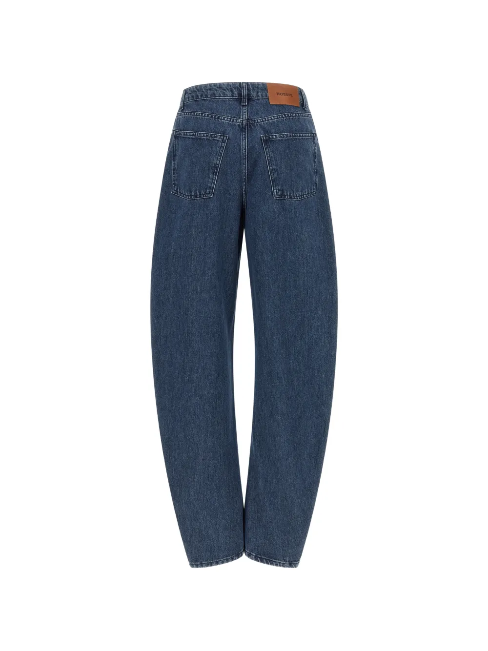 ROTATE BIRGER CHRISTENSEN Gedrapeerde Barrel palazzo jeans Blauw
